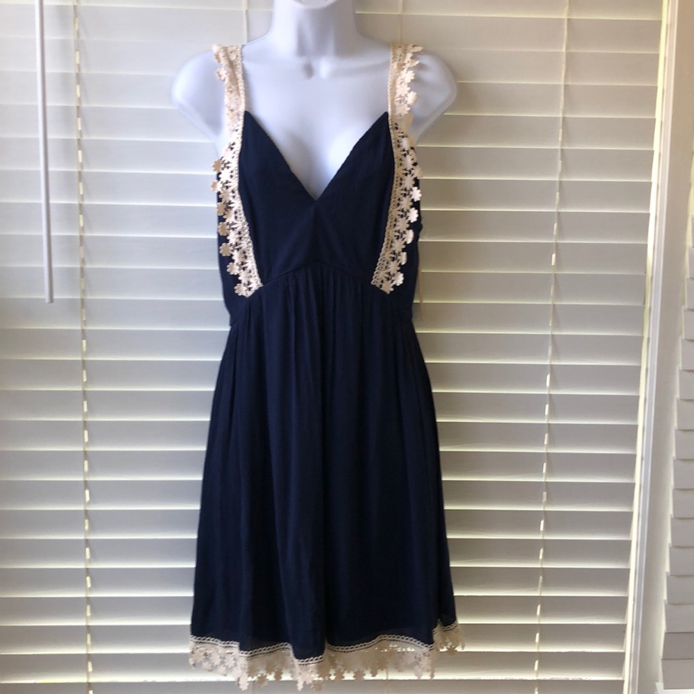 Lizard thicket Anna Grace Blue Dress NWT!